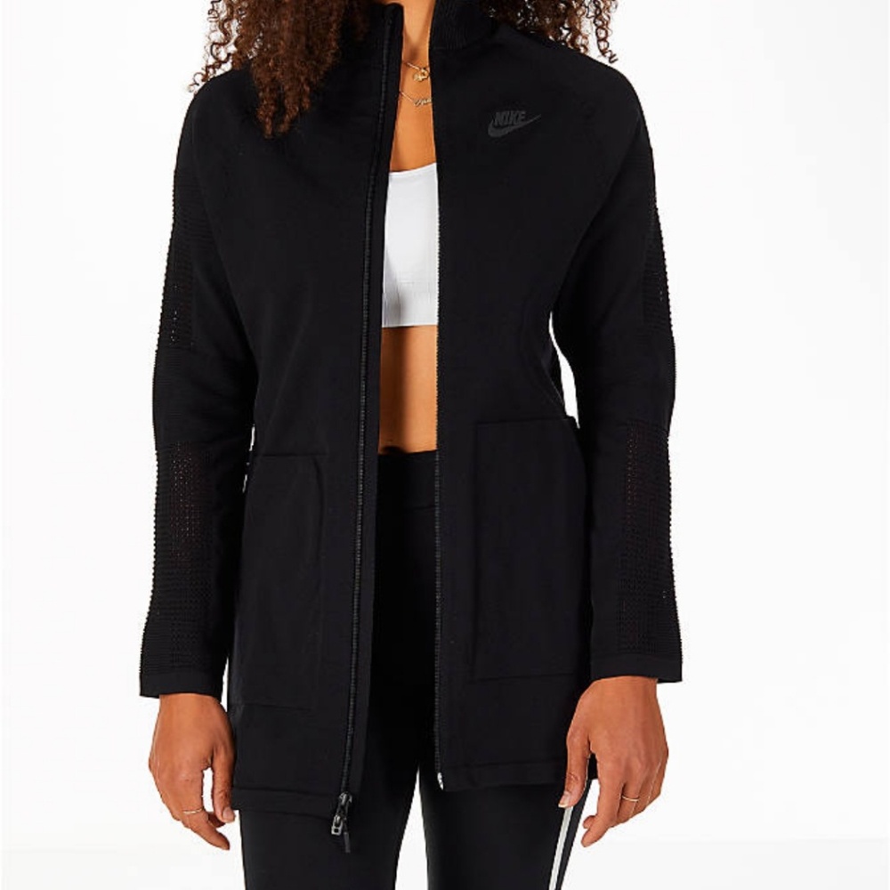 Nike Sportswear Tech Knit Black Zip Jacket